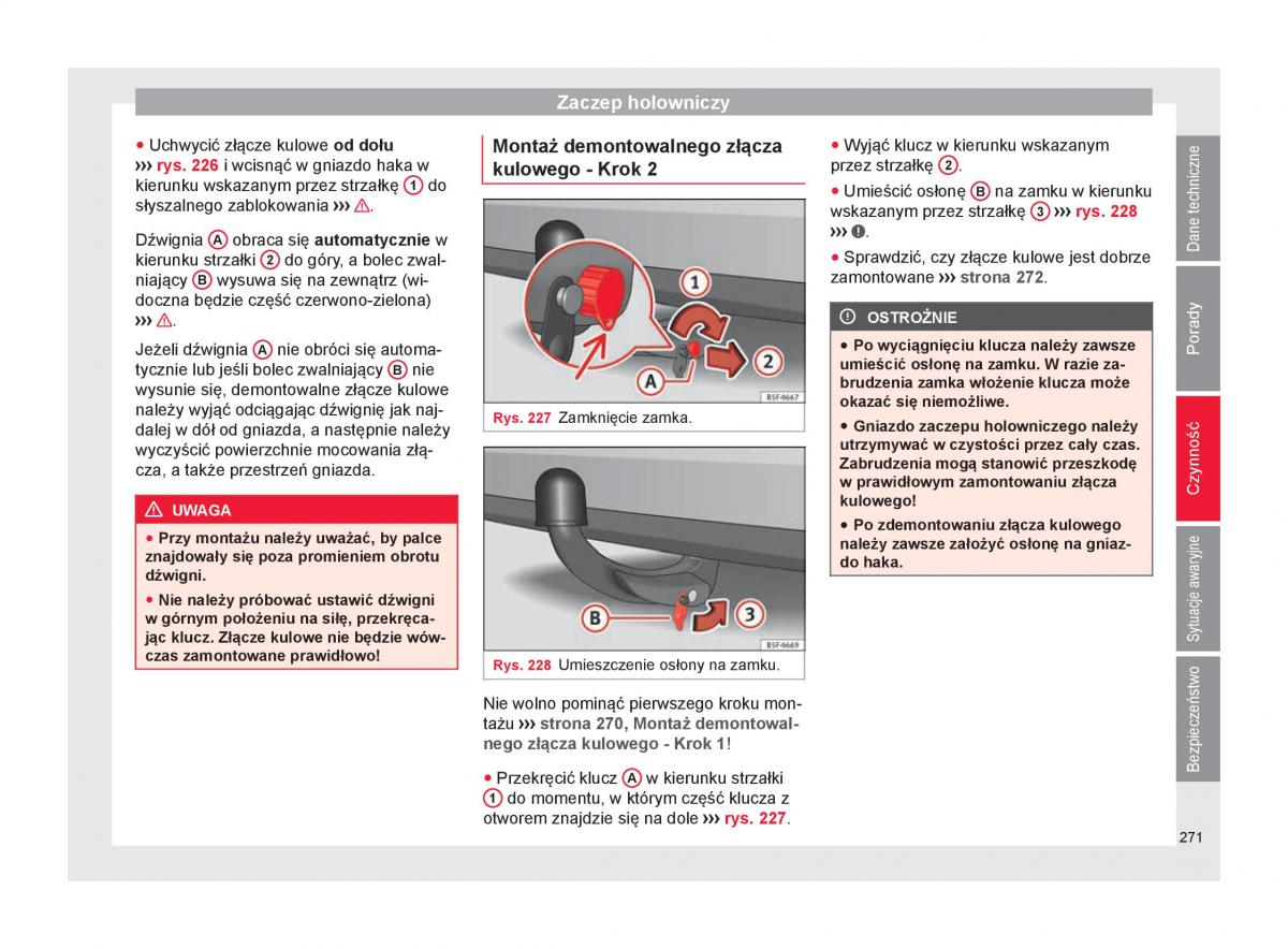 Seat Arona instrukcja obslugi / page 273