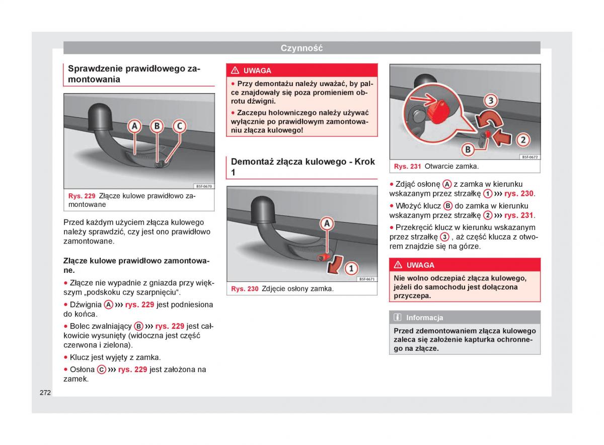 Seat Arona instrukcja obslugi / page 274