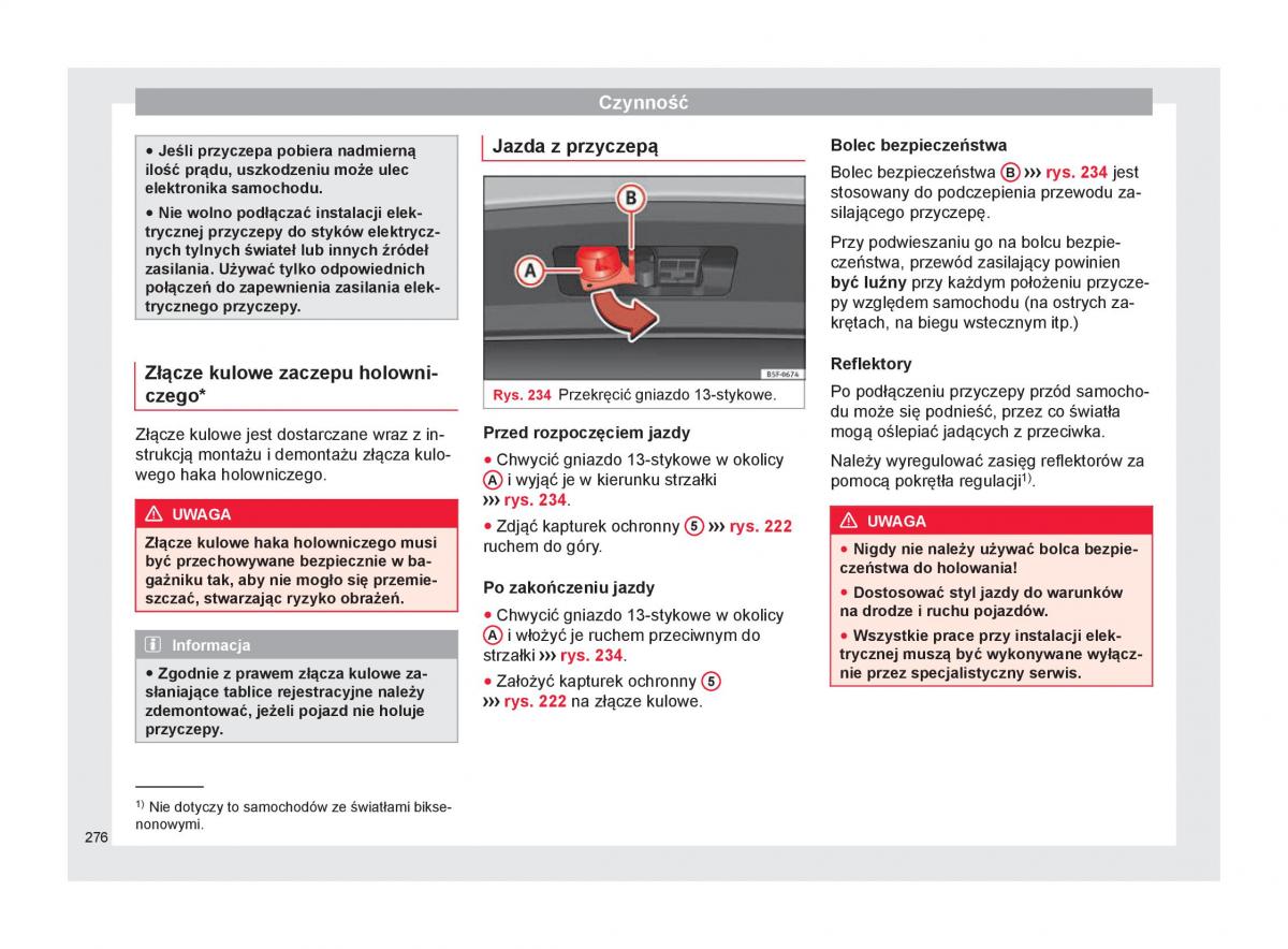 Seat Arona instrukcja obslugi / page 278