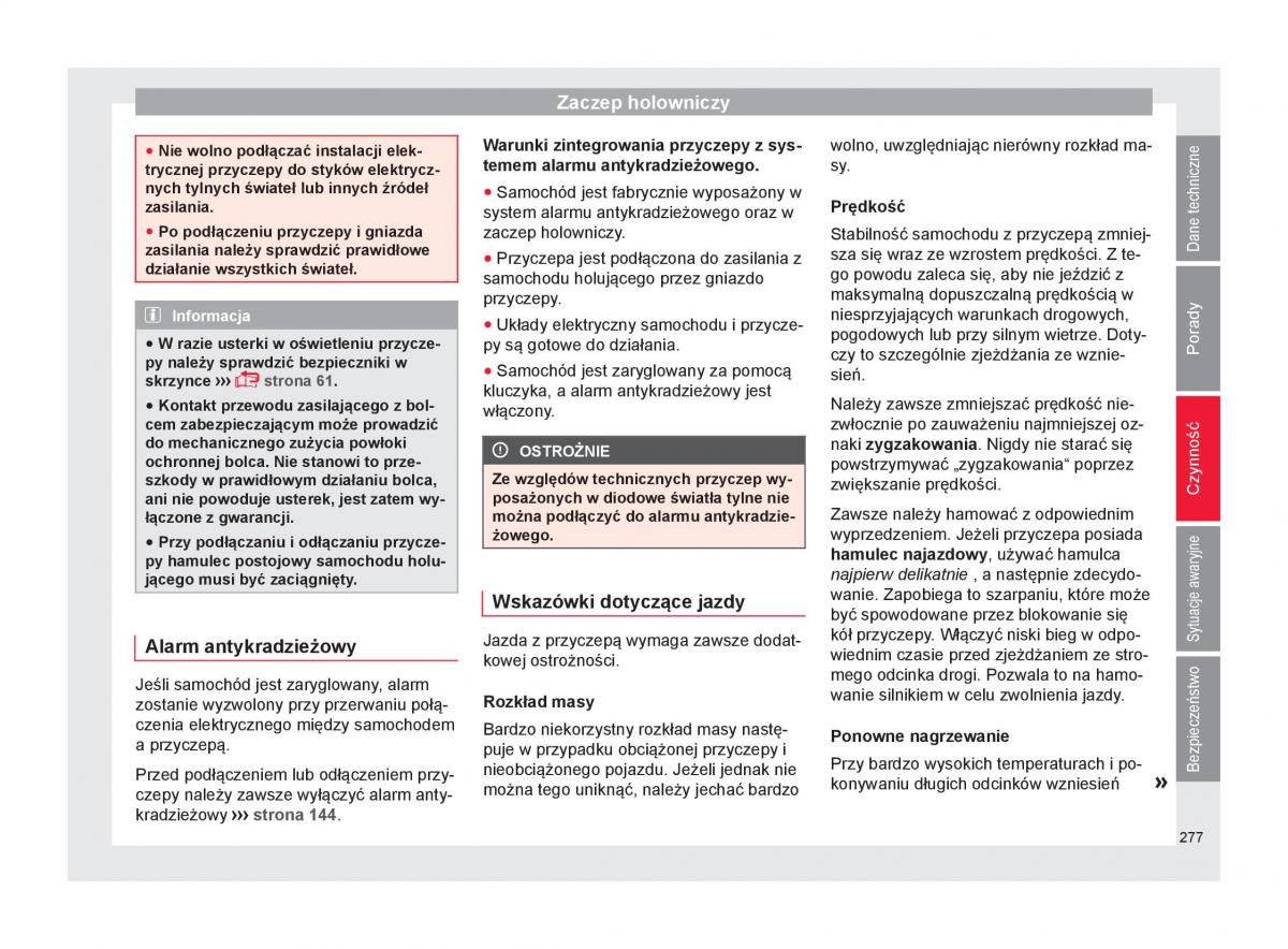 Seat Arona instrukcja obslugi / page 279