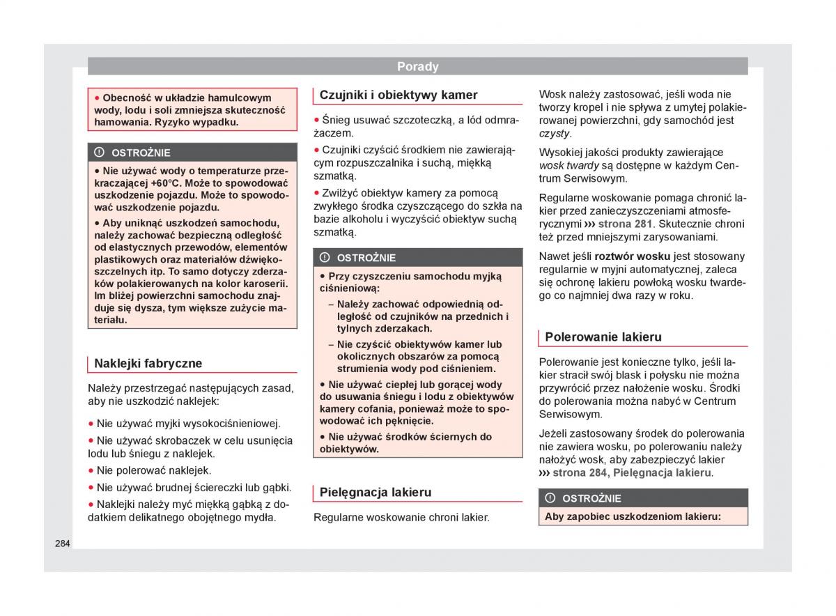 Seat Arona instrukcja obslugi / page 286