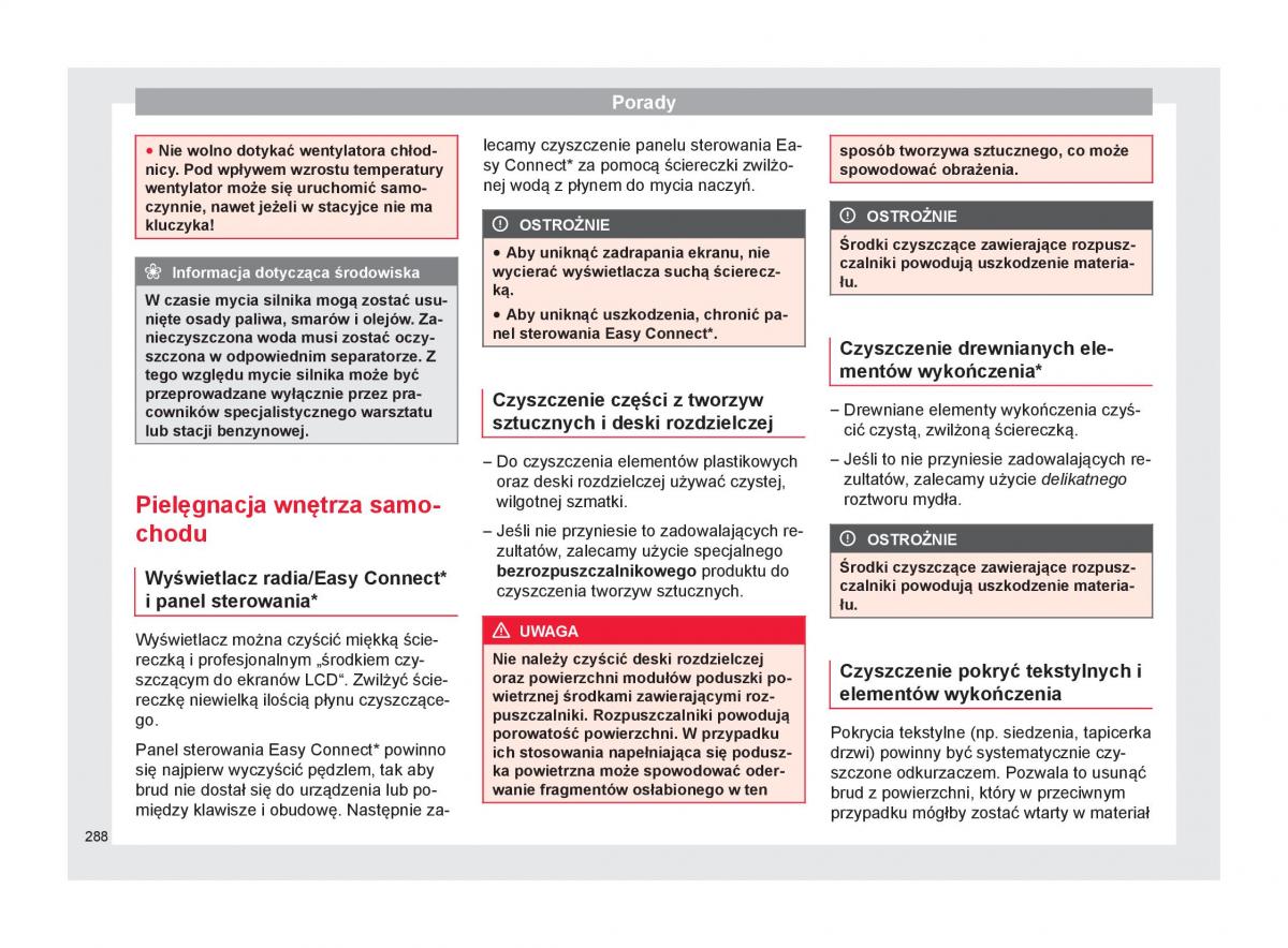 Seat Arona instrukcja obslugi / page 290