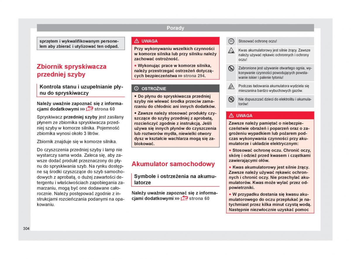 Seat Arona instrukcja obslugi / page 306