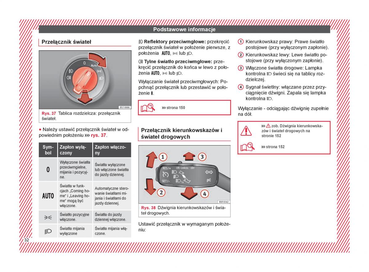 Seat Arona instrukcja obslugi / page 34