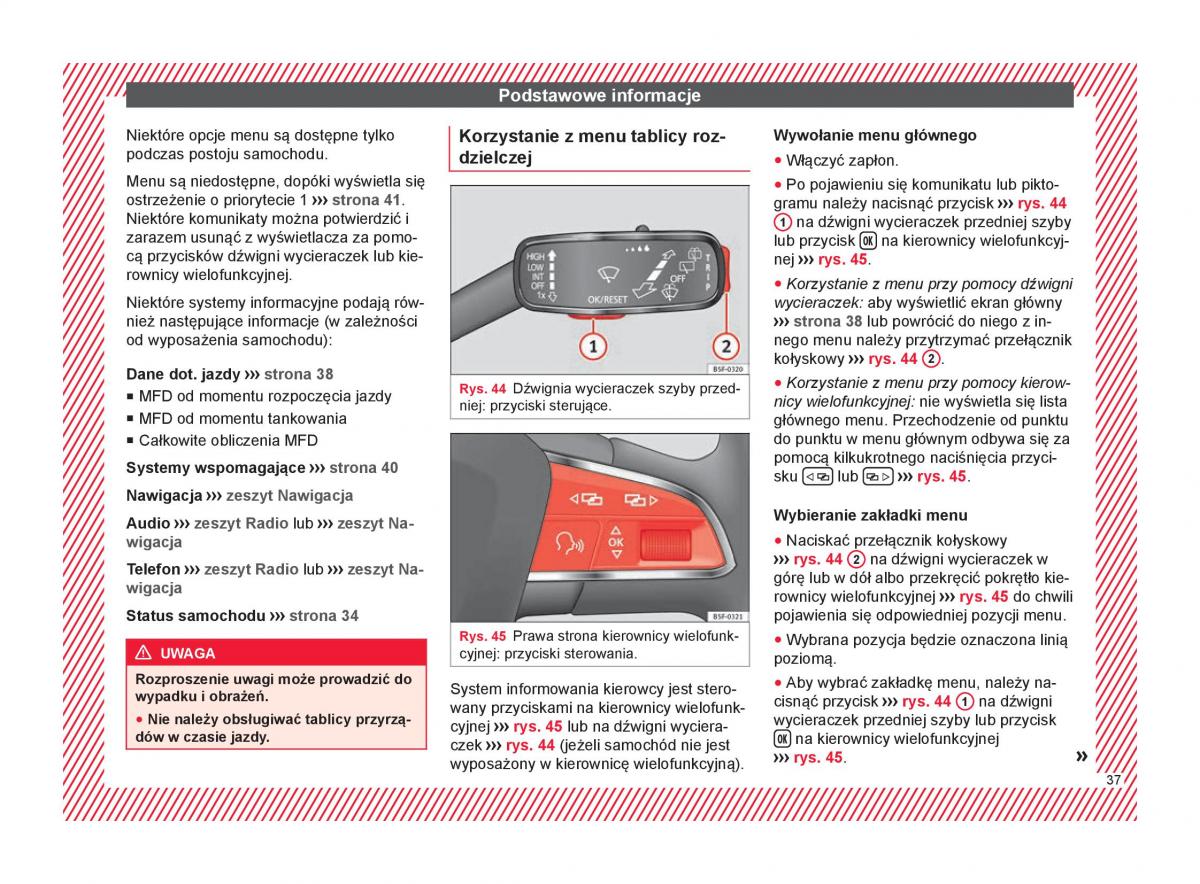 Seat Arona instrukcja obslugi / page 39