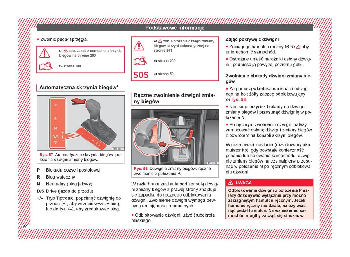 Seat Arona instrukcja obslugi / page 52