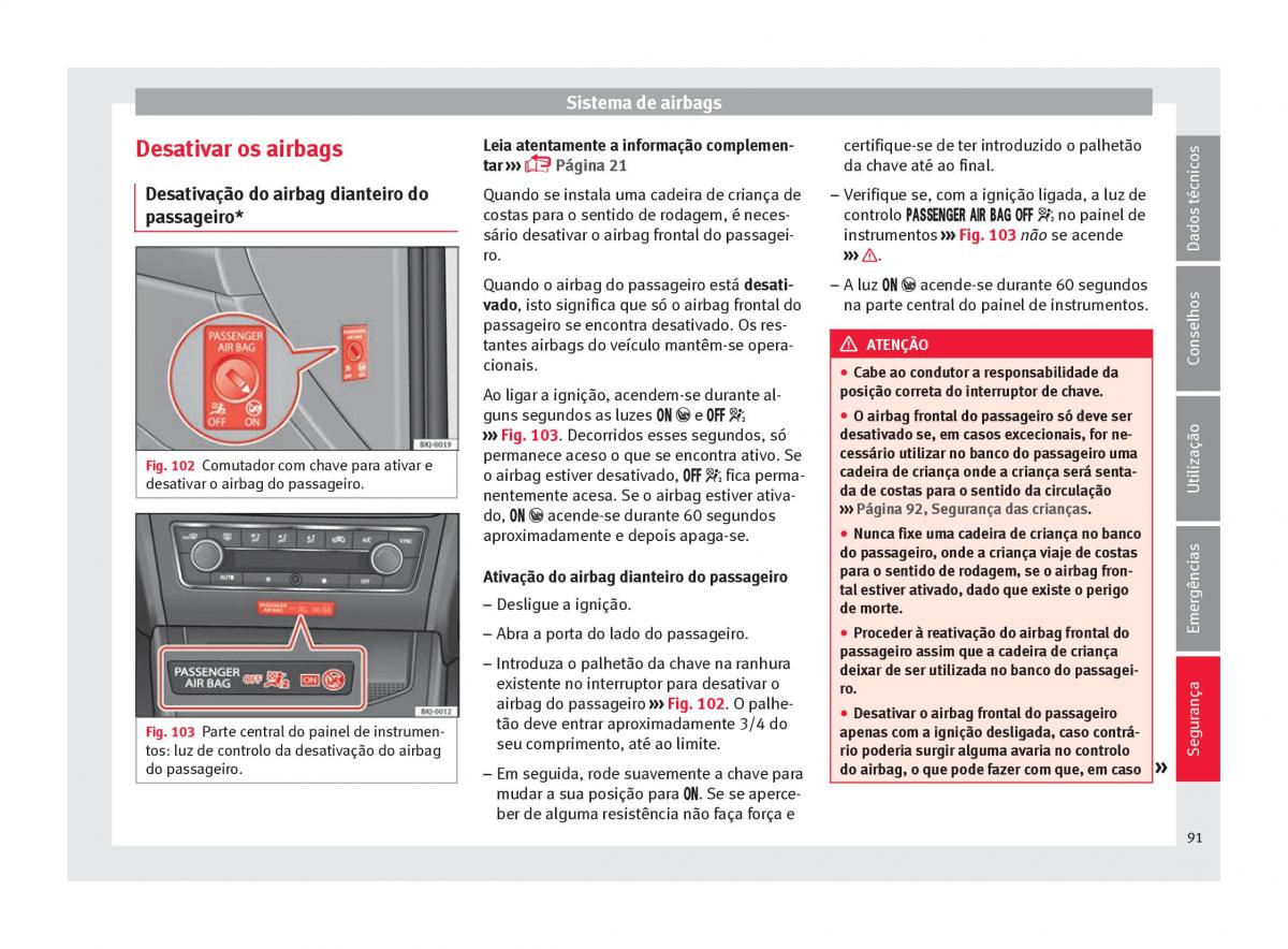 Seat Arona manual del propietario / page 93