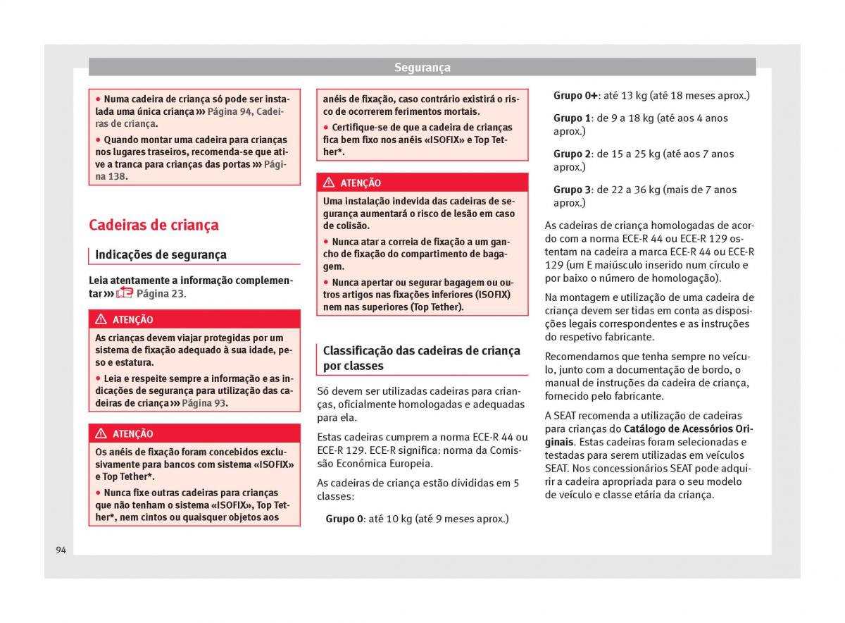 Seat Arona manual del propietario / page 96