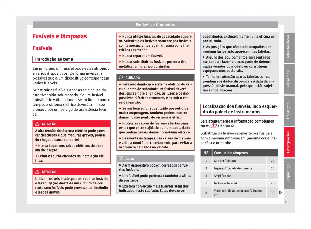 Seat Arona manual del propietario / page 107