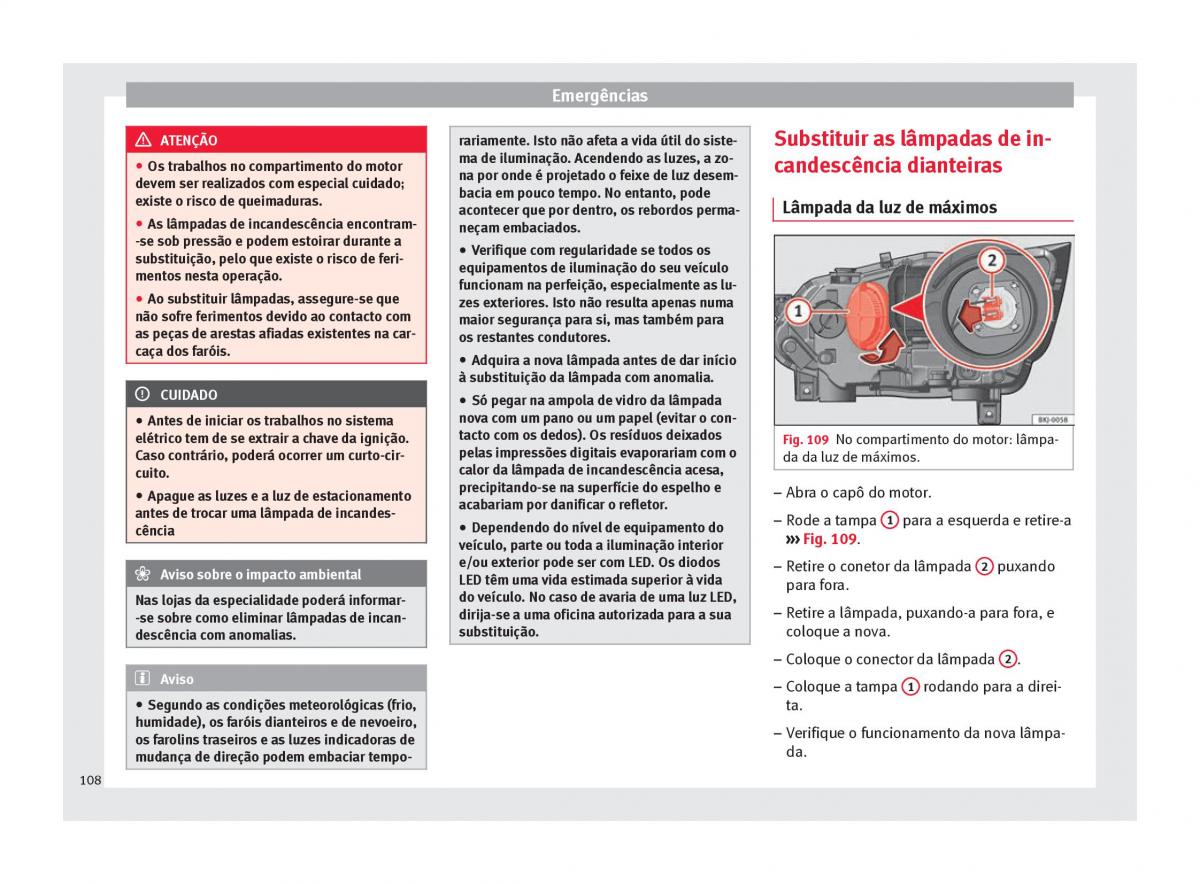 Seat Arona manual del propietario / page 110