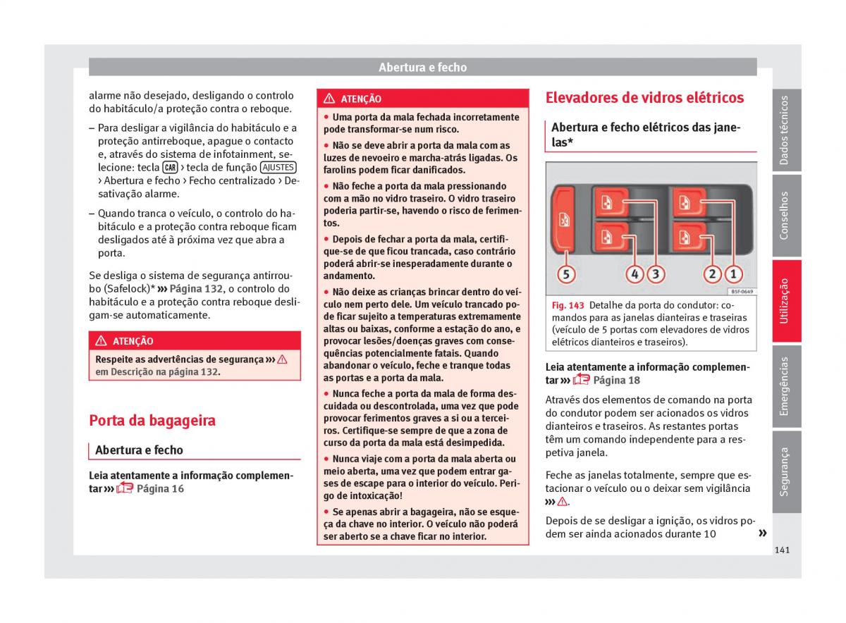 Seat Arona manual del propietario / page 143