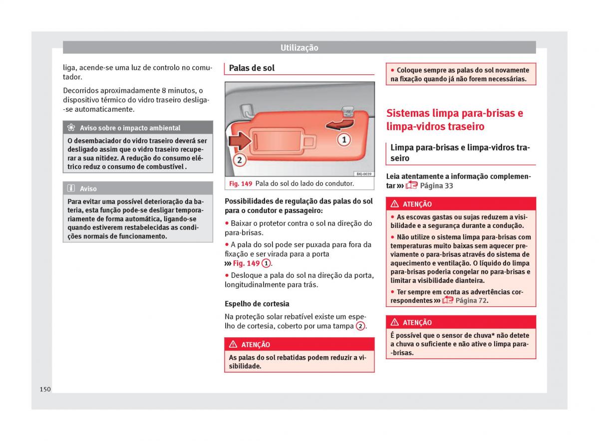 Seat Arona manual del propietario / page 152