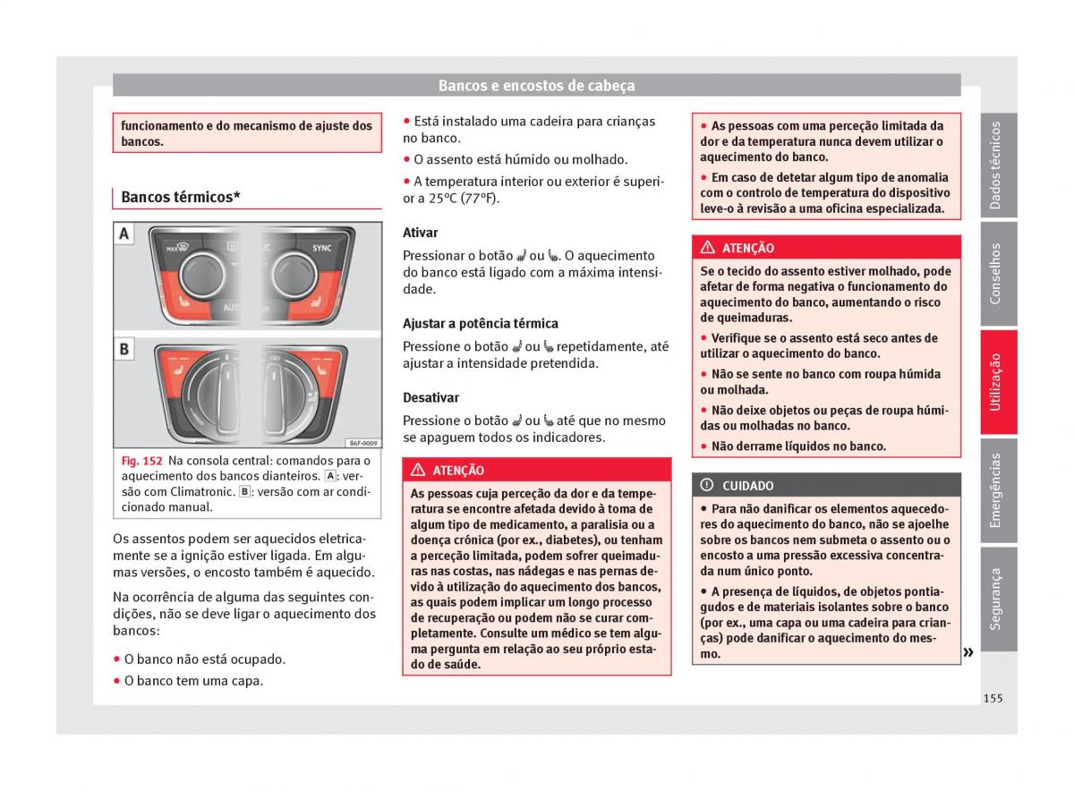 Seat Arona manual del propietario / page 157