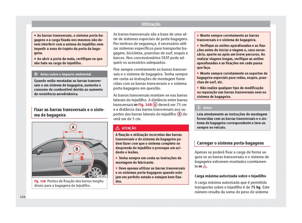 Seat Arona manual del propietario / page 166