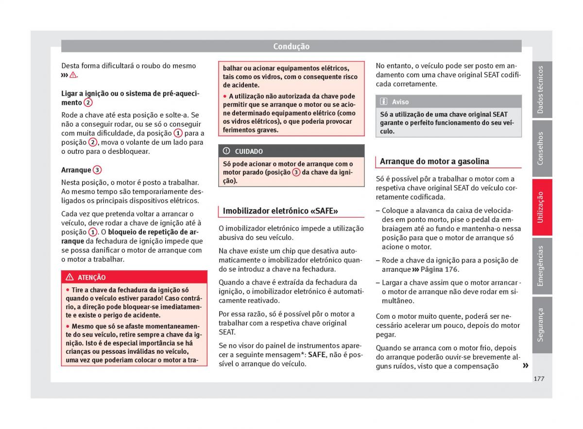 Seat Arona manual del propietario / page 179