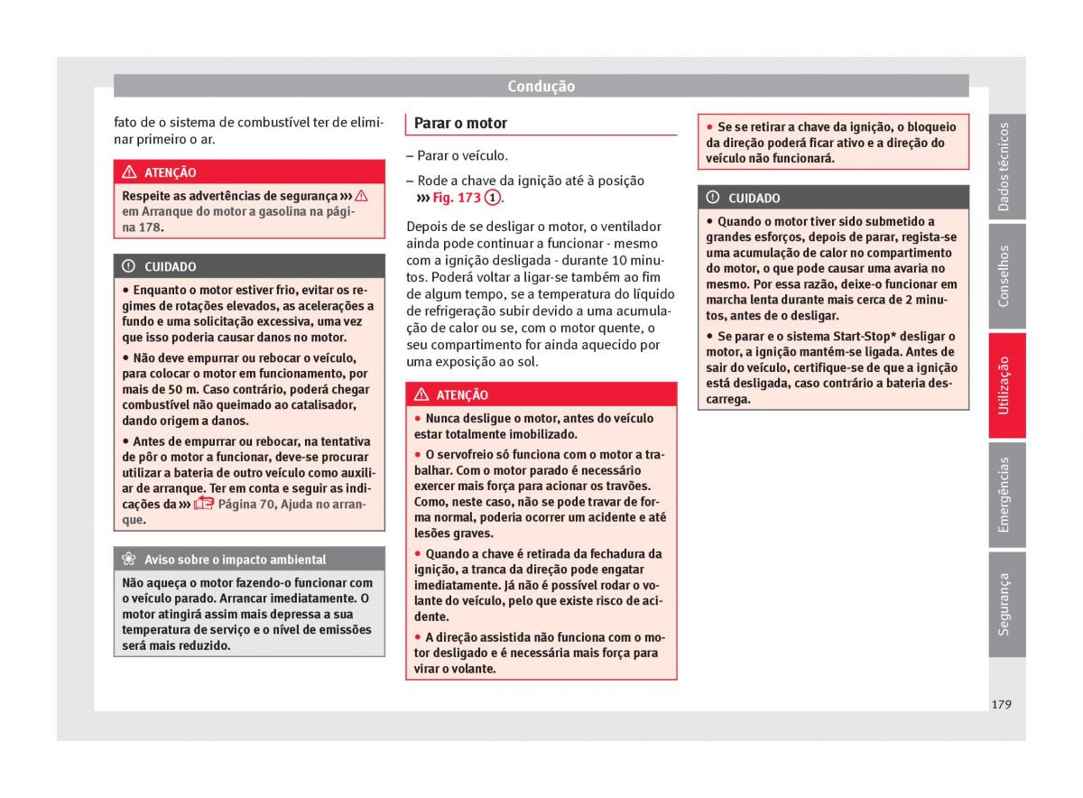 Seat Arona manual del propietario / page 181