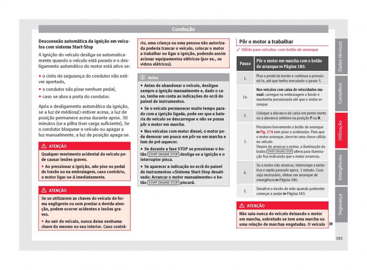 Seat Arona manual del propietario / page 183