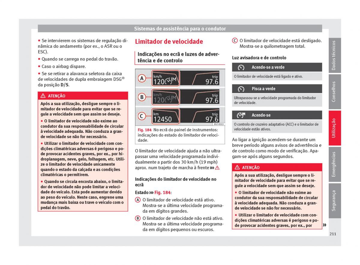 Seat Arona manual del propietario / page 213