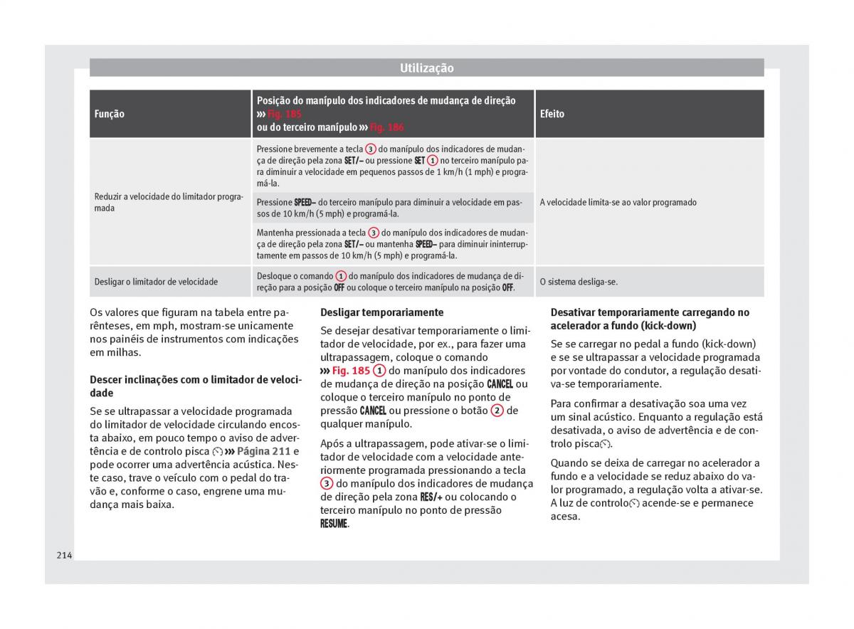 Seat Arona manual del propietario / page 216