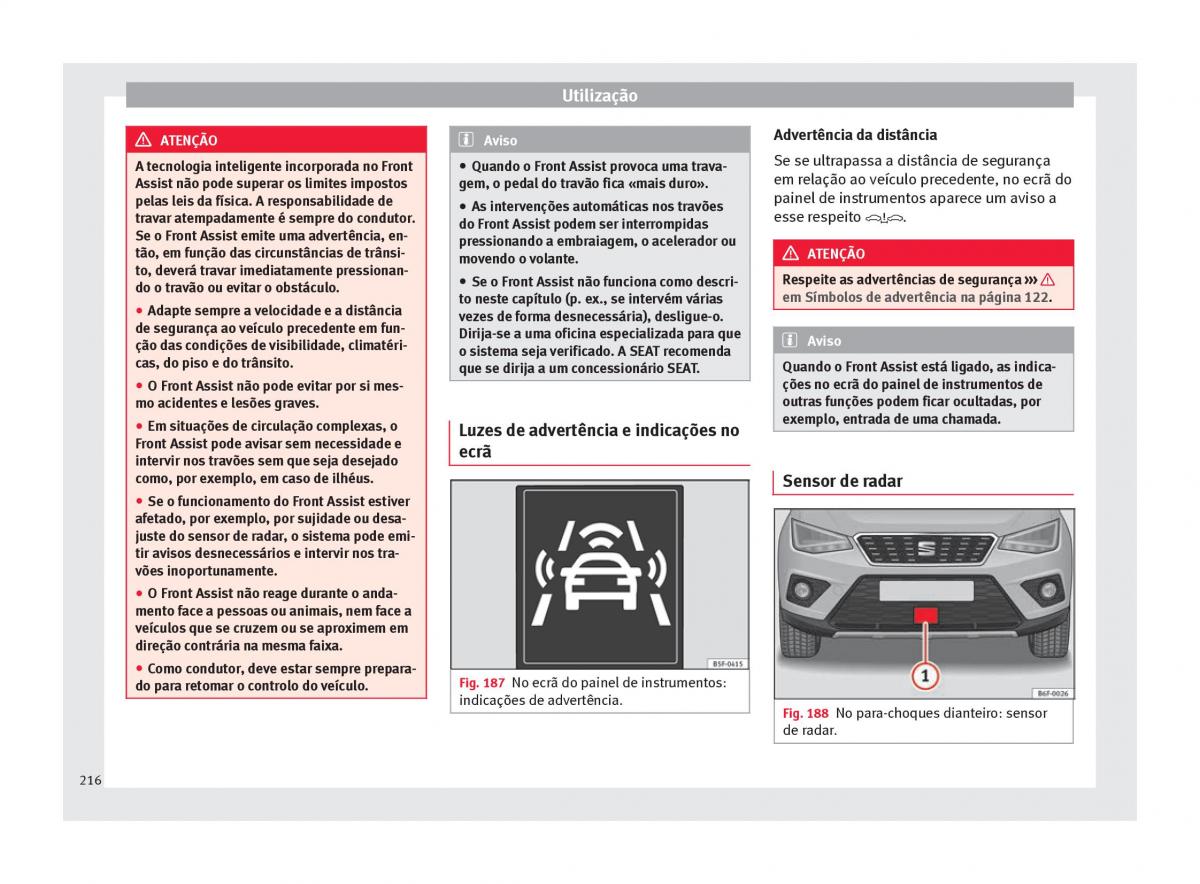 Seat Arona manual del propietario / page 218