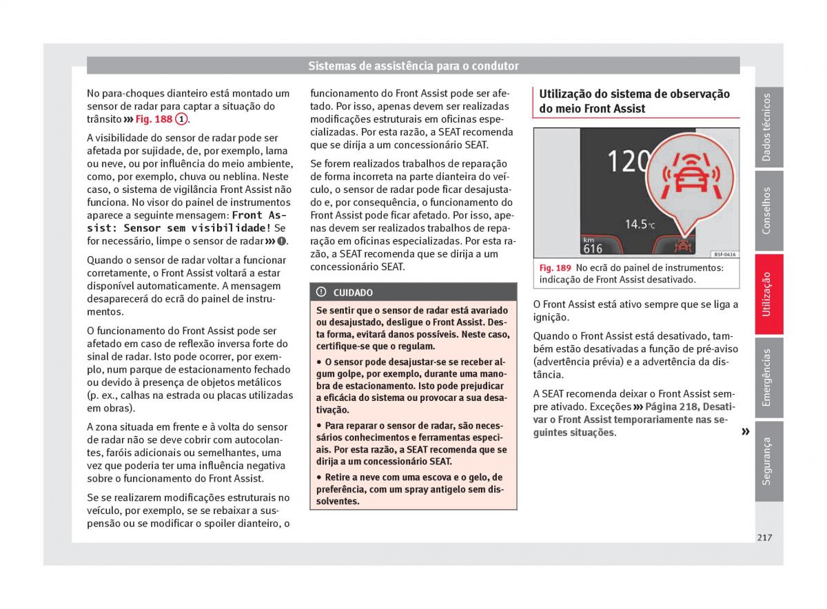 Seat Arona manual del propietario / page 219