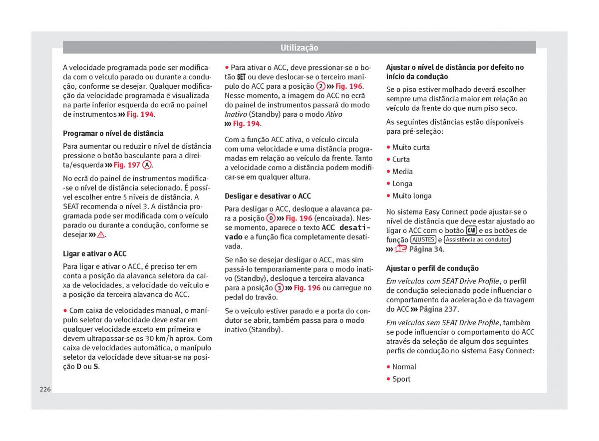 Seat Arona manual del propietario / page 228