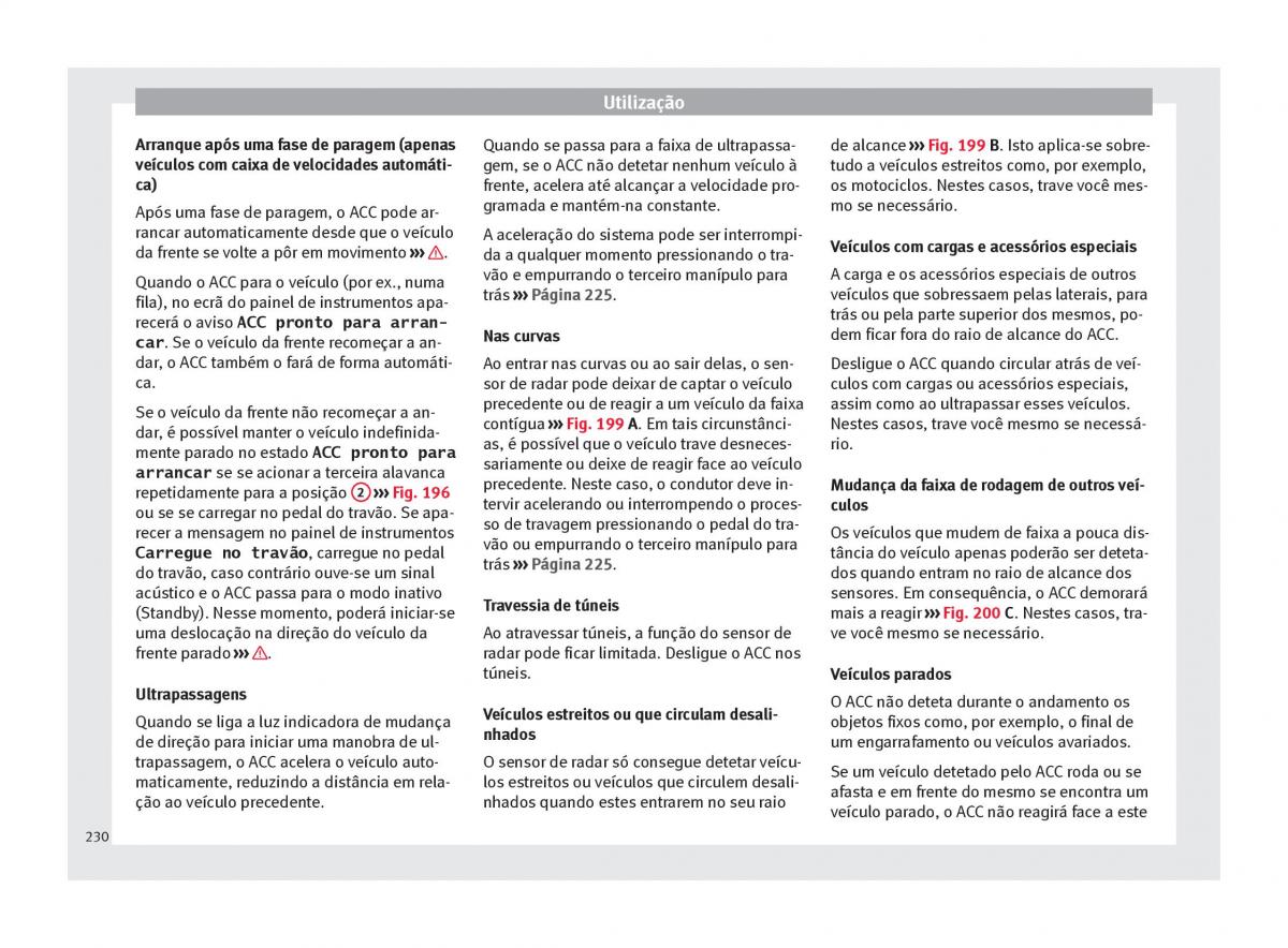 Seat Arona manual del propietario / page 232