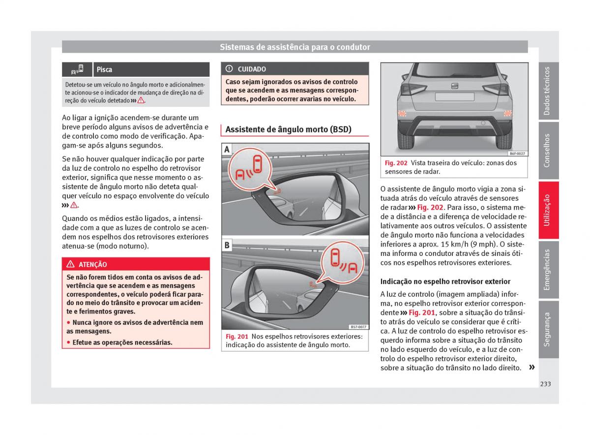 Seat Arona manual del propietario / page 235