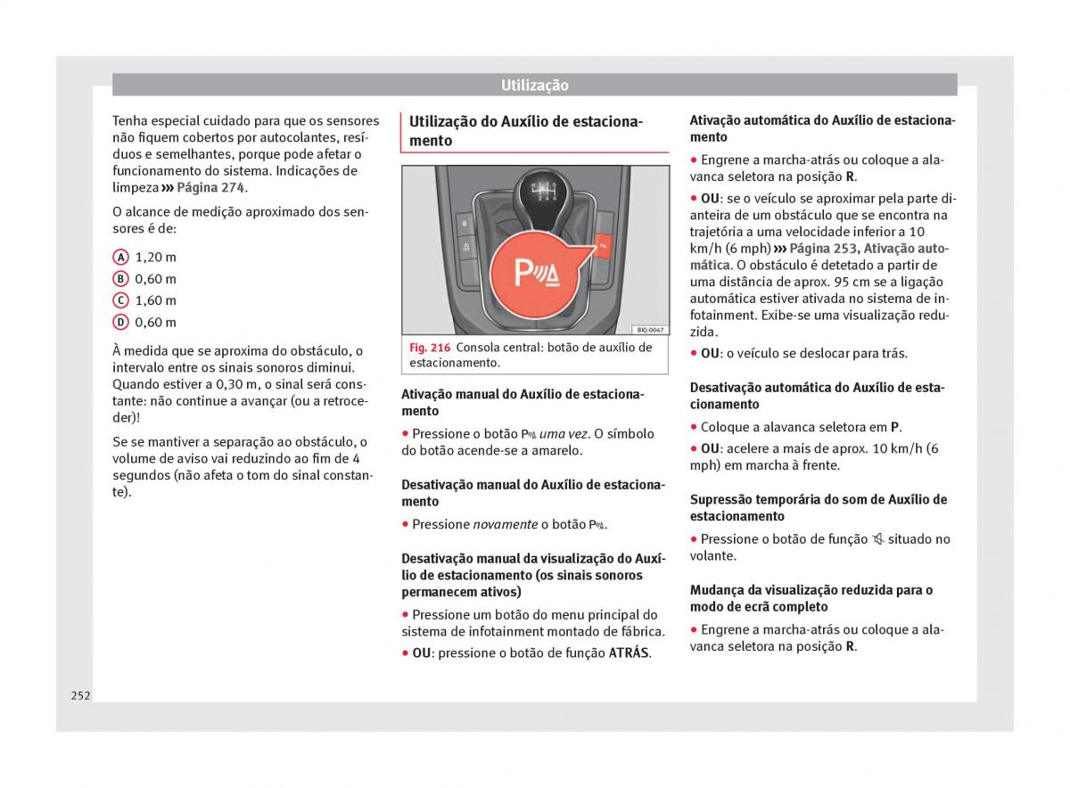 Seat Arona manual del propietario / page 254