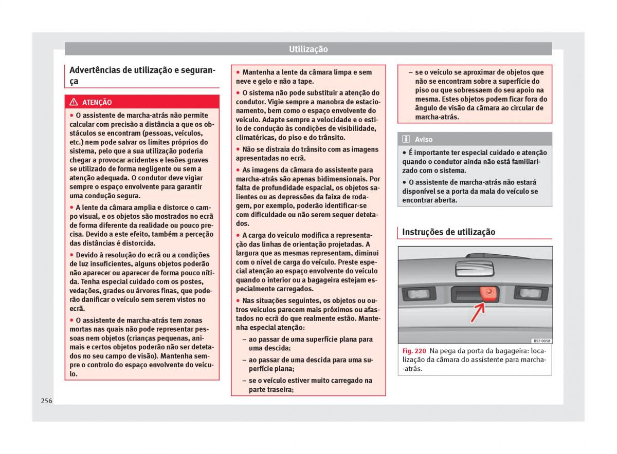 Seat Arona manual del propietario / page 258