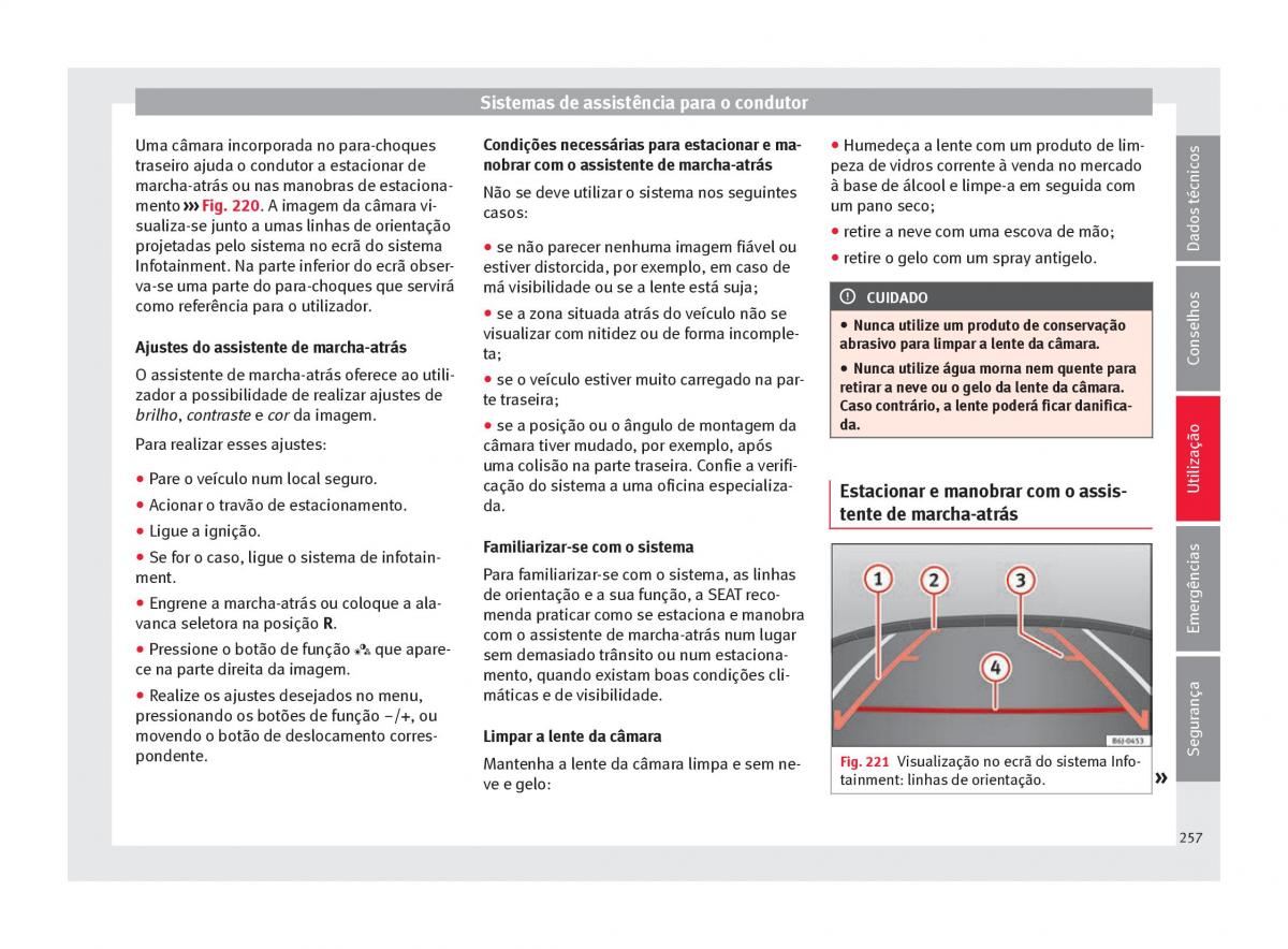 Seat Arona manual del propietario / page 259