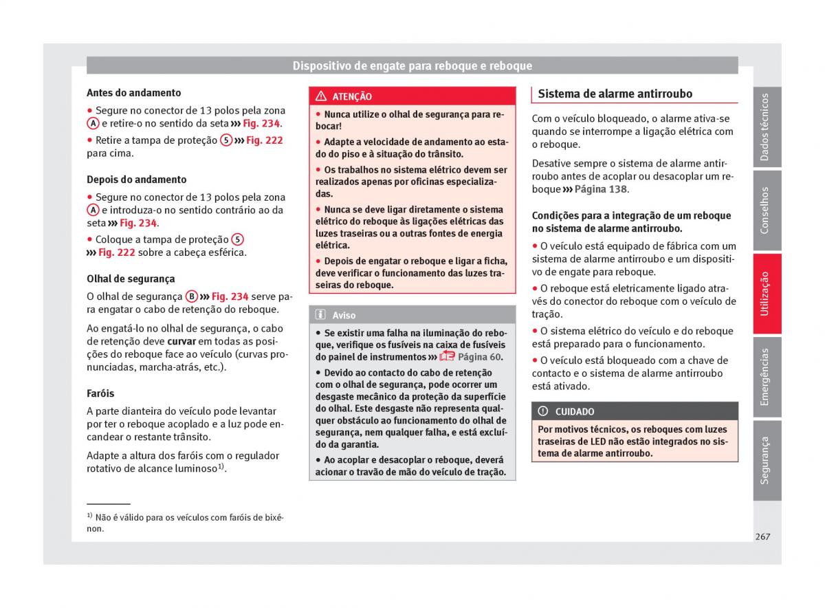 Seat Arona manual del propietario / page 269