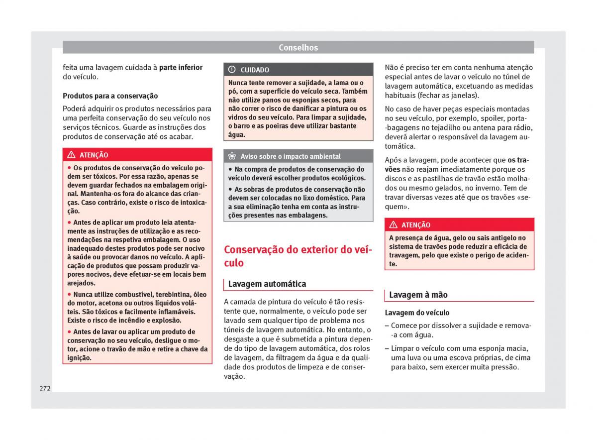 Seat Arona manual del propietario / page 274