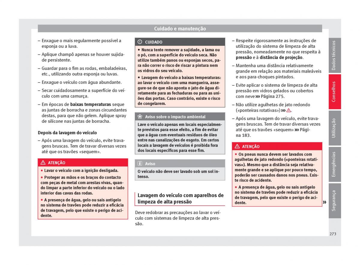 Seat Arona manual del propietario / page 275