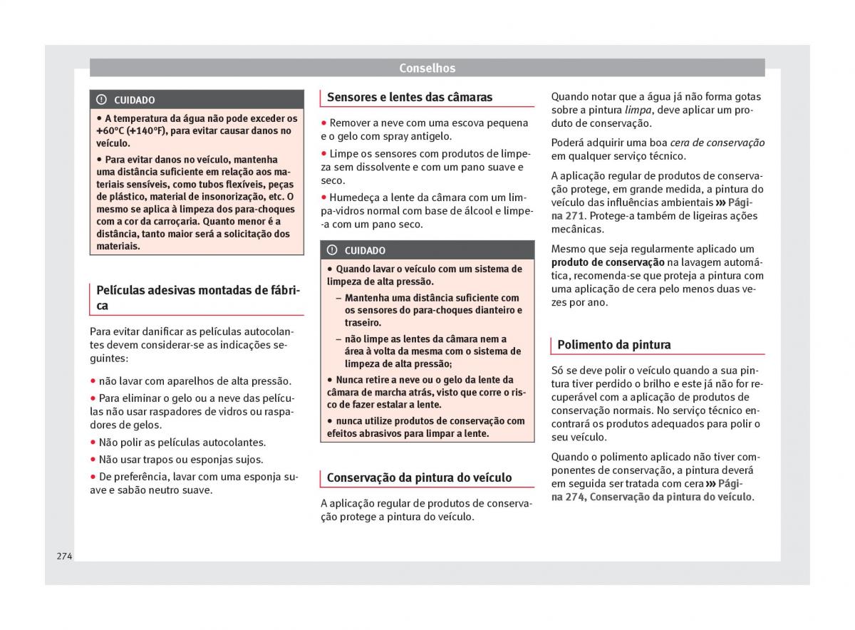 Seat Arona manual del propietario / page 276