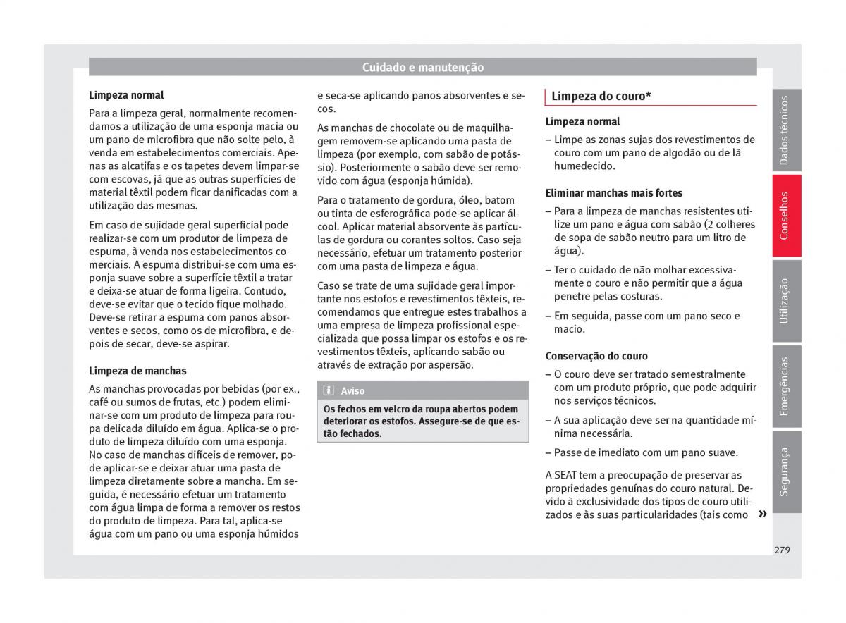 Seat Arona manual del propietario / page 281