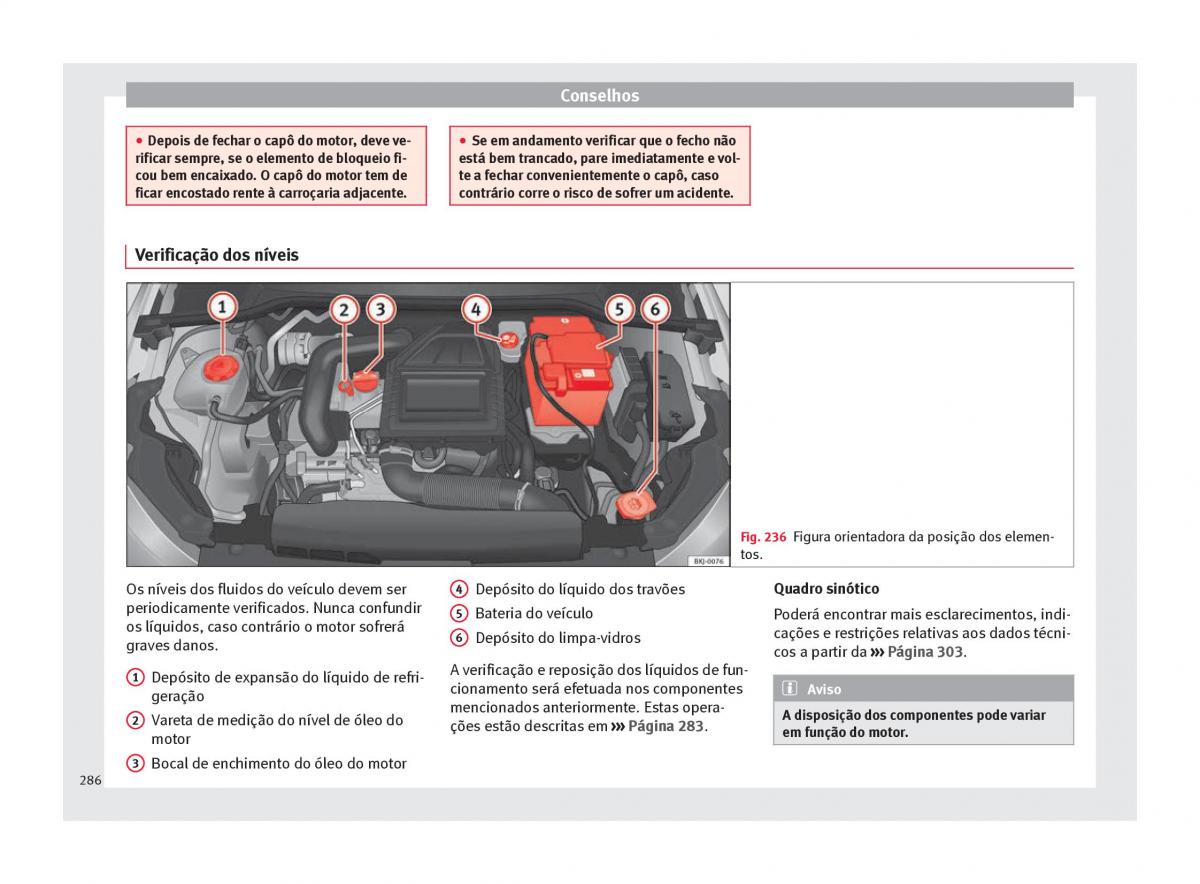 Seat Arona manual del propietario / page 288