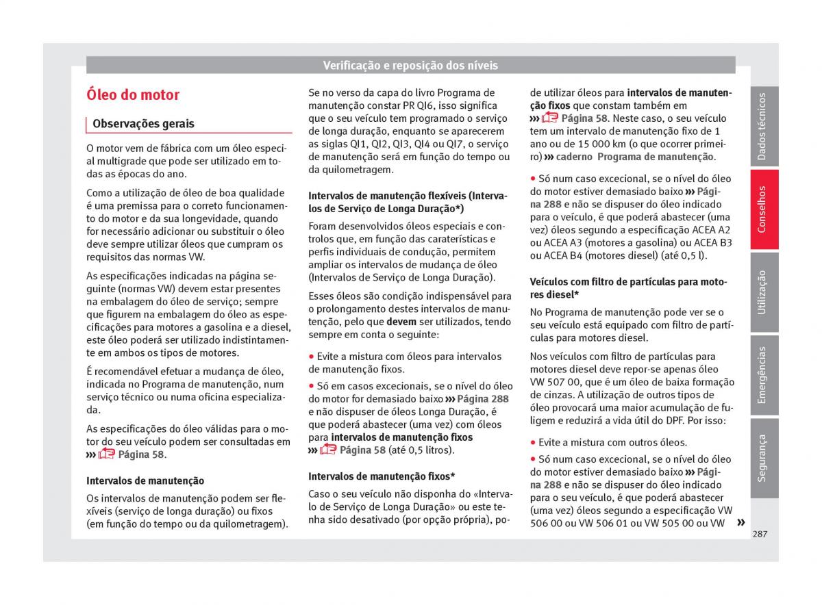 Seat Arona manual del propietario / page 289