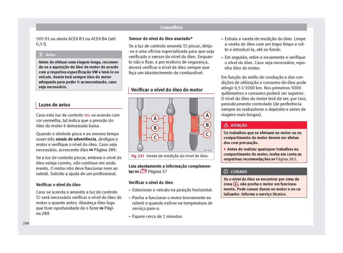 Seat Arona manual del propietario / page 290