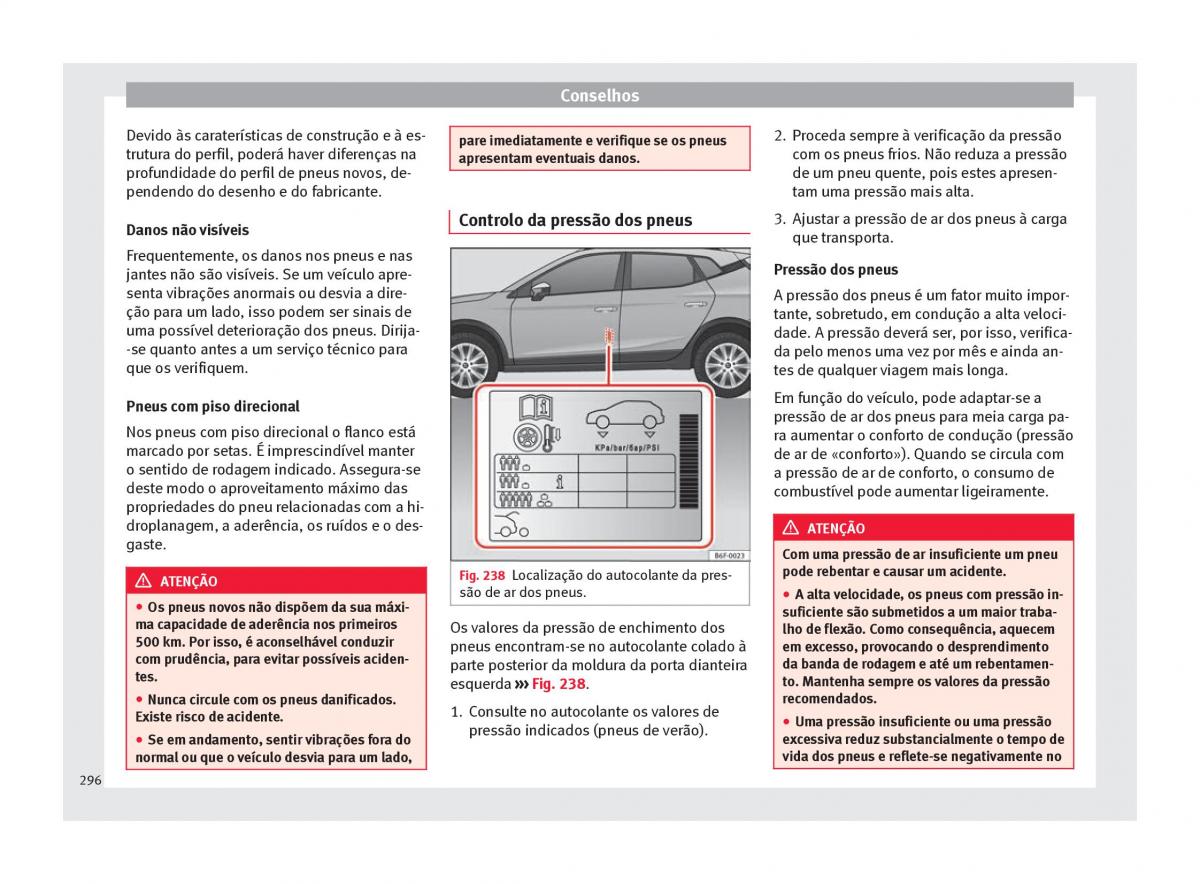 Seat Arona manual del propietario / page 298