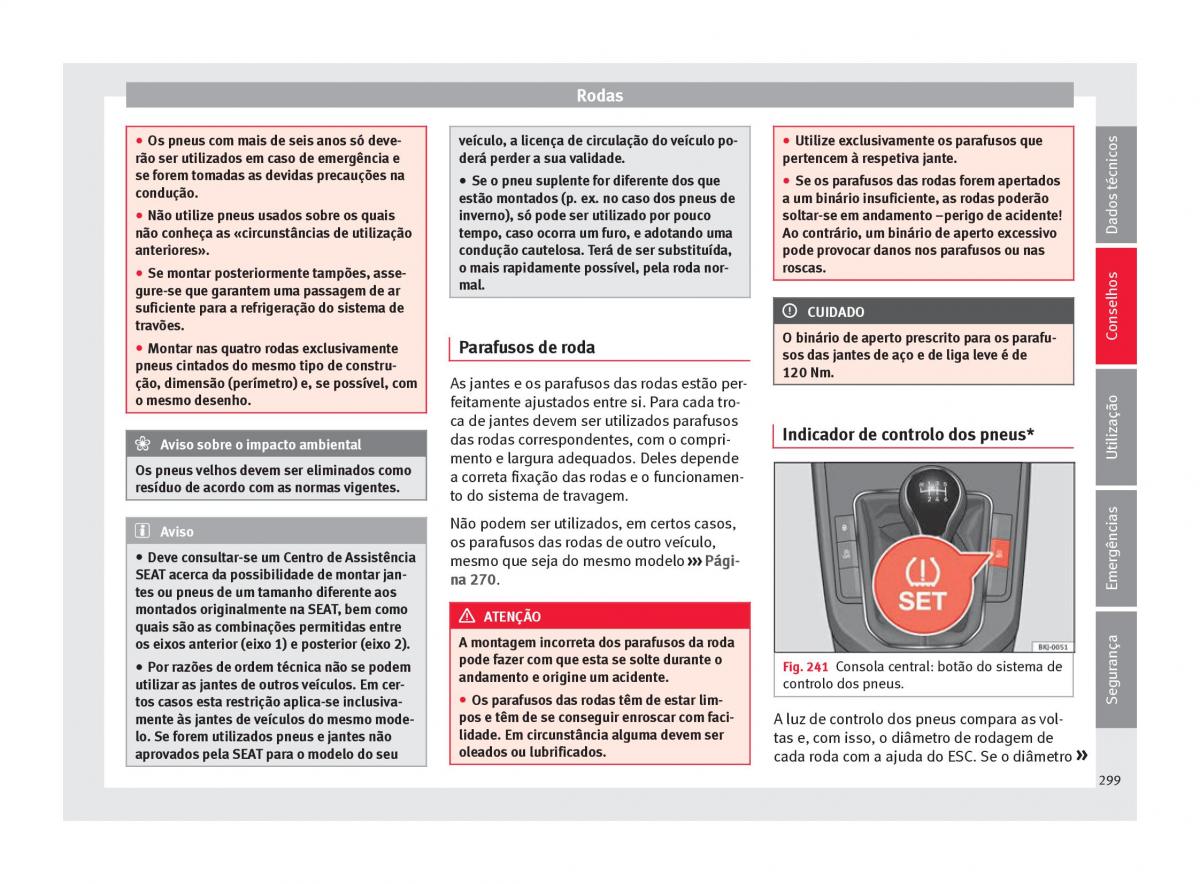 Seat Arona manual del propietario / page 301