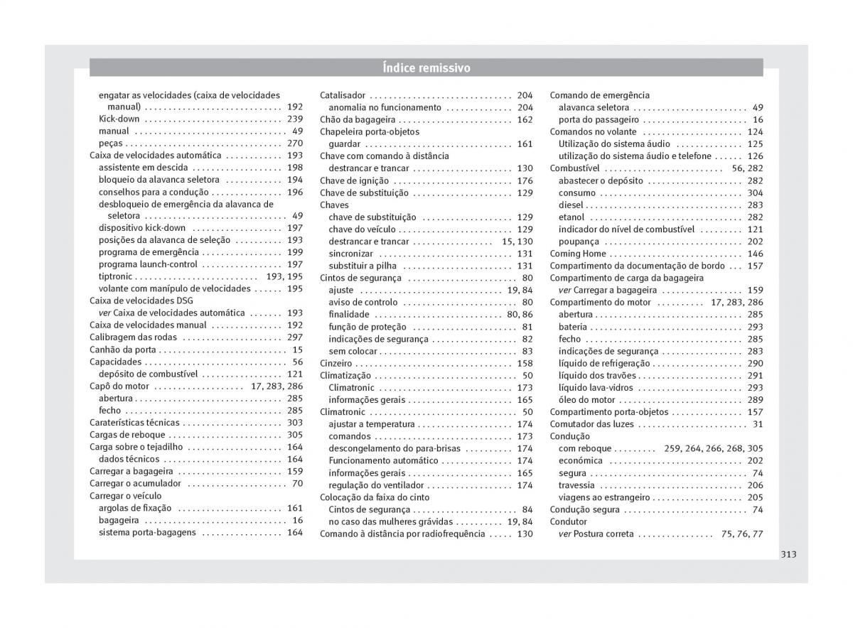 Seat Arona manual del propietario / page 315