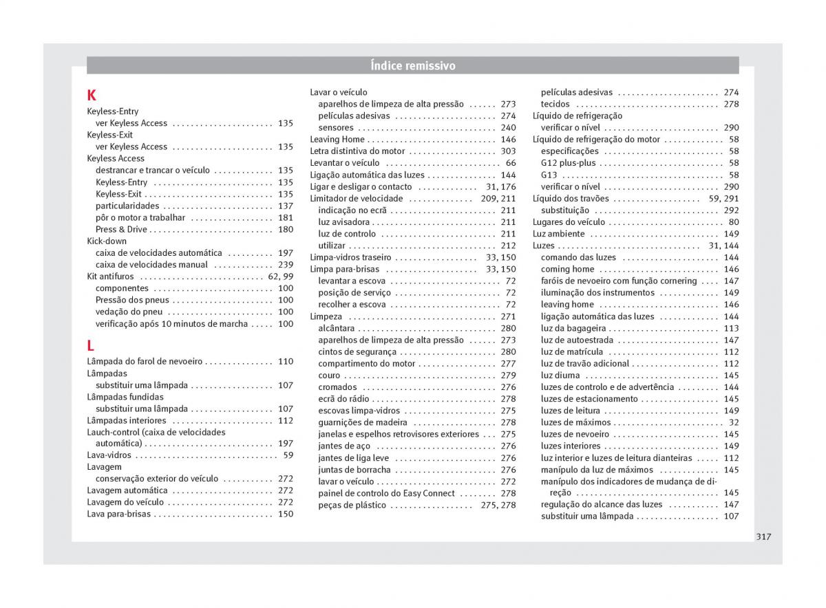 Seat Arona manual del propietario / page 319