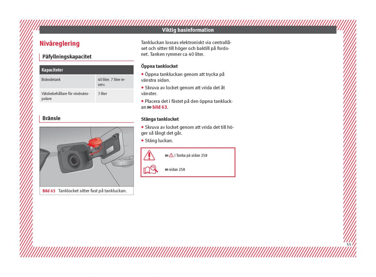 Seat Arona instruktionsbok / page 57