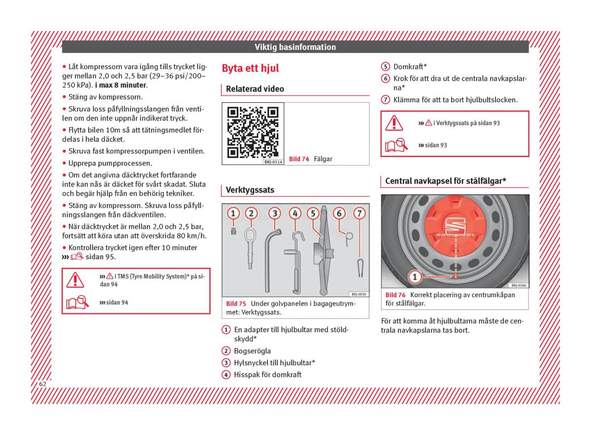 Seat Arona instruktionsbok / page 64