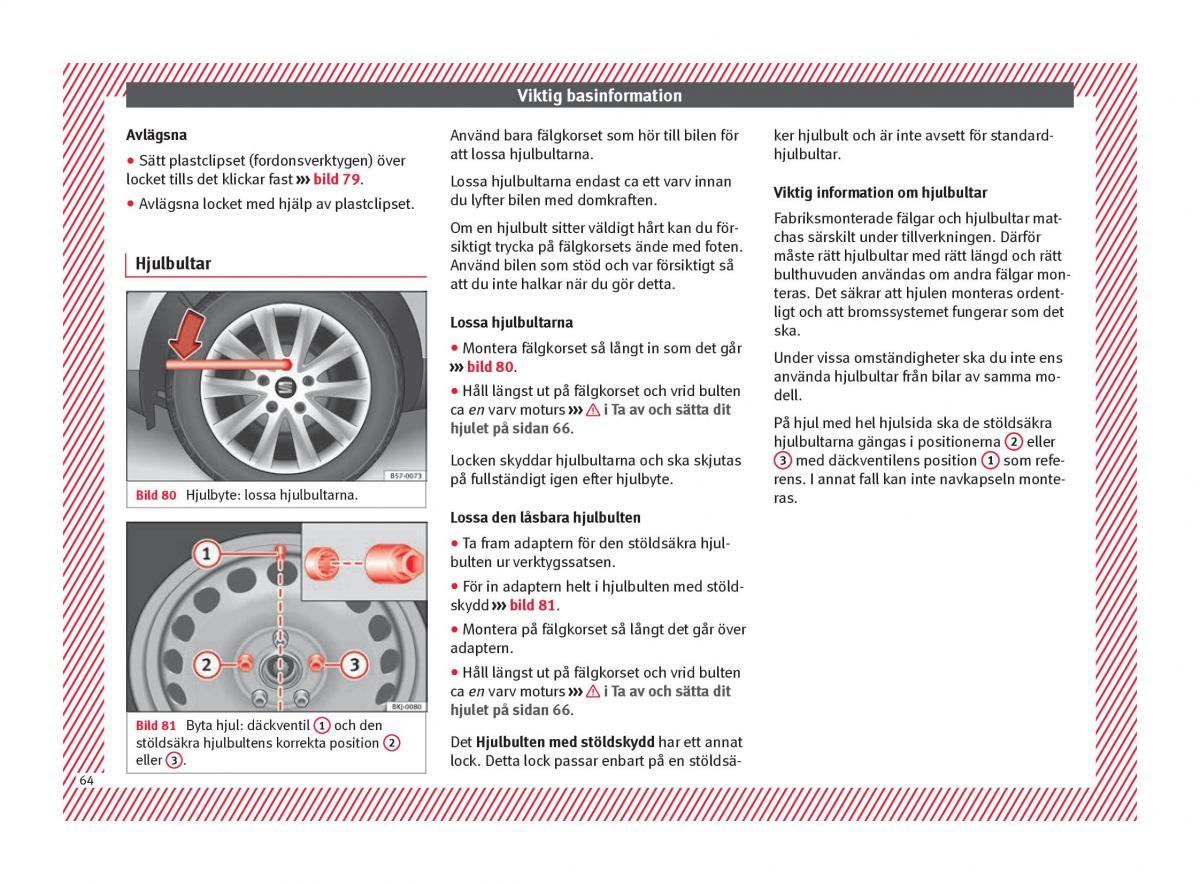 Seat Arona instruktionsbok / page 66