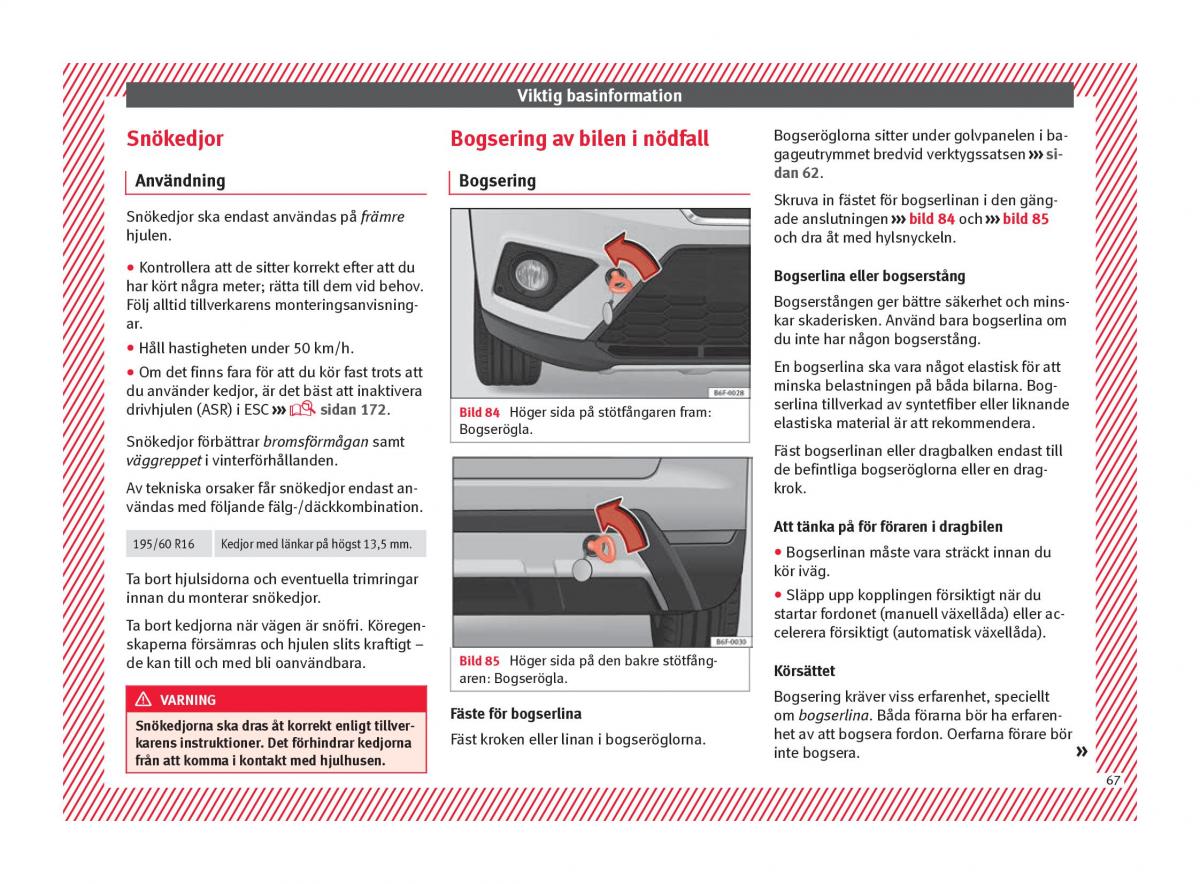 Seat Arona instruktionsbok / page 69