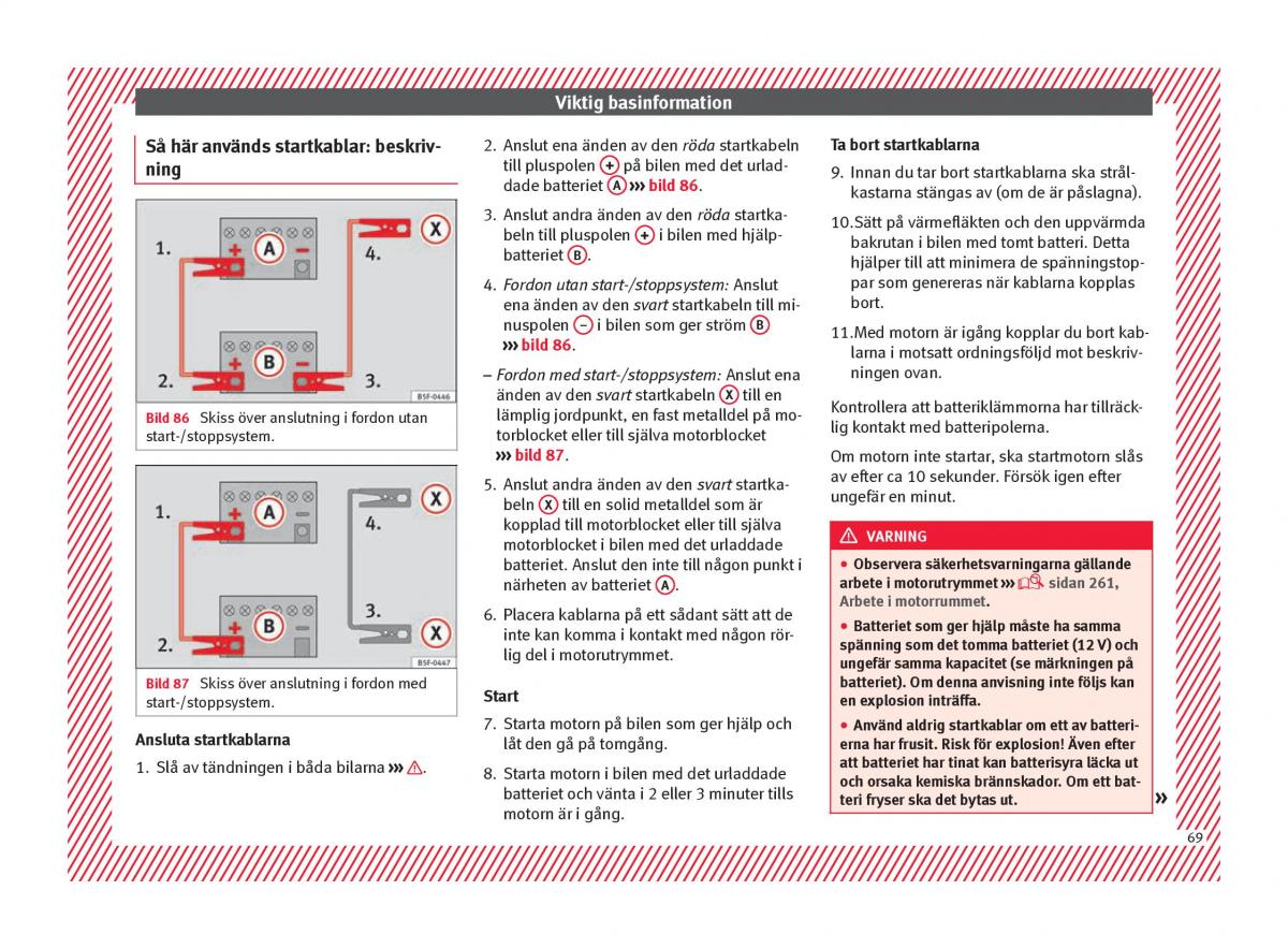 Seat Arona instruktionsbok / page 71