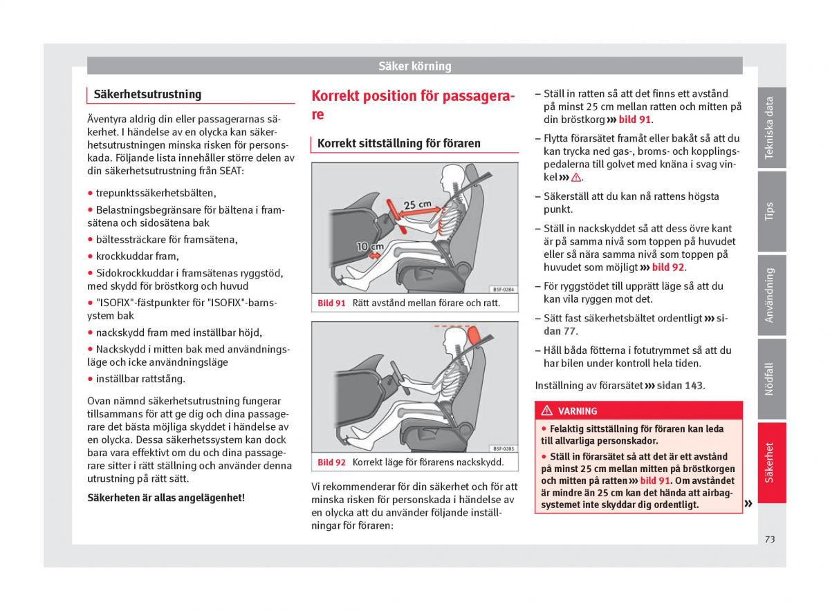 Seat Arona instruktionsbok / page 75