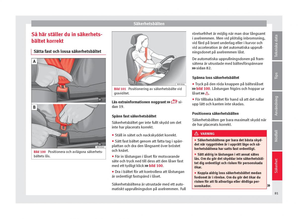 Seat Arona instruktionsbok / page 83